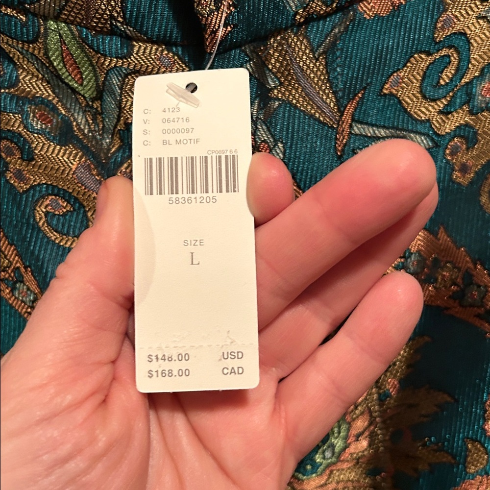 Maeve Anthropologie Brocade print ankle pants - Picture 8 of 9